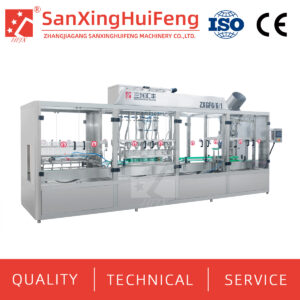 Linear Type Automatic 3L/5L/8L/10L/20L Big Bottle 3 in 1 Liquid Filling Machine